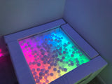 LED Soft Play Colour Ball Pool with Clear Balls