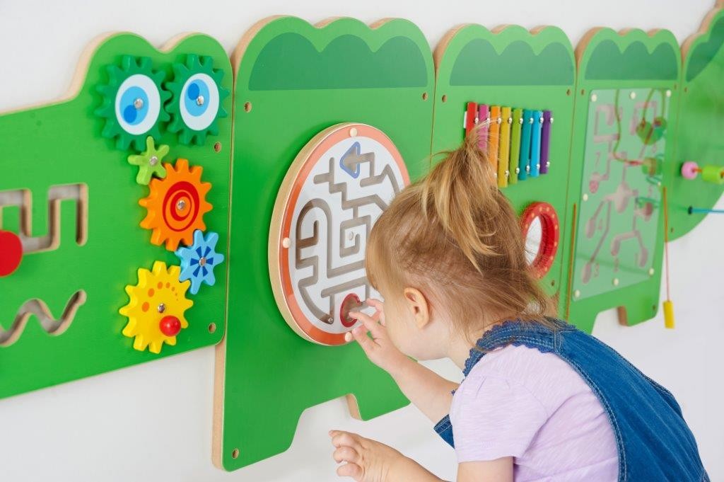 Snapklik.co : Dog Activity Wall Busy Board Panels, Ontessori Sensory Toys, Toddler Learning