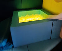 LED Soft Play Colour Ball Pool with Clear Balls