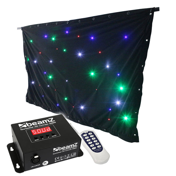 SE166 - BeamZ Sparklewall LED96 RGBW 3m x 2m with controller